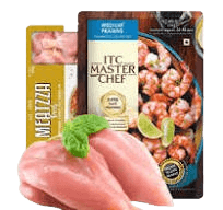 Chicken, Meat & Fish